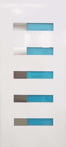 Entrance door panel INOX-10