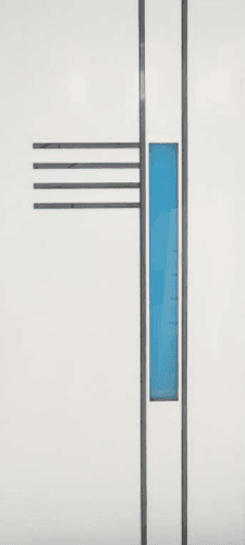 Entrance door panel INOX-19