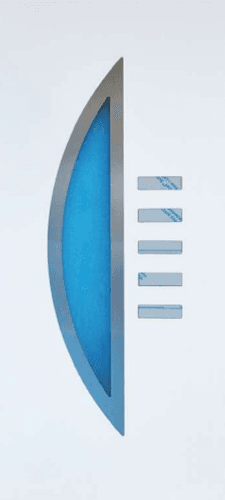 Entrance door panel INOX-28