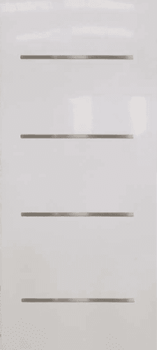 Entrance door panel INOX-04