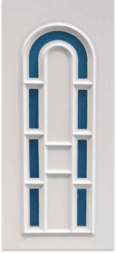 Entrance door panel PVC-07