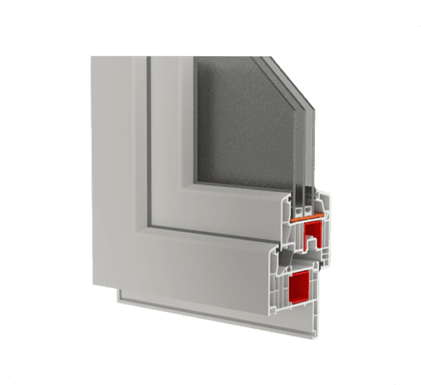 Ekonomska linija PVC profile technical section