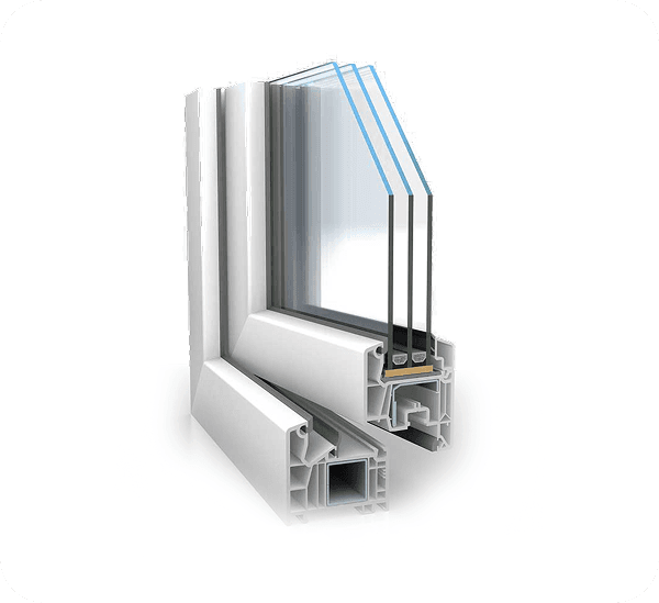 Premium linija PVC profile technical section