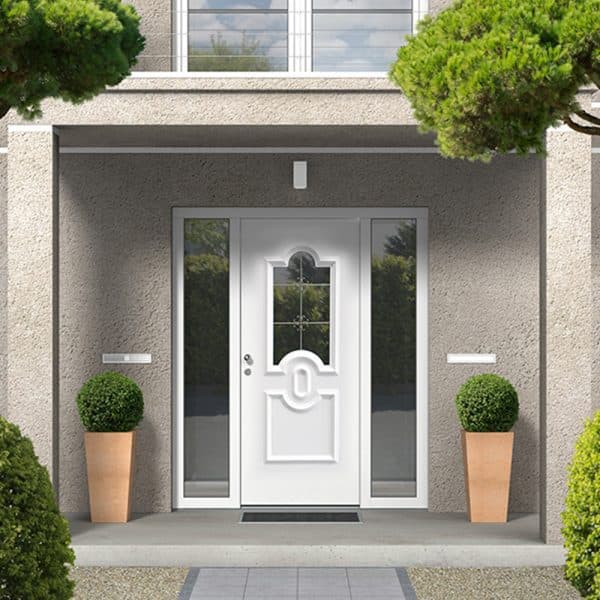 Ulazna vrata aluminum system cross-section