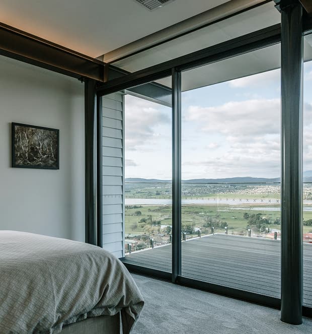 Baufens Unique Slide PVC sliding door system visualization